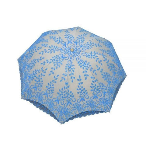 Embroidery Blue Umbrella
