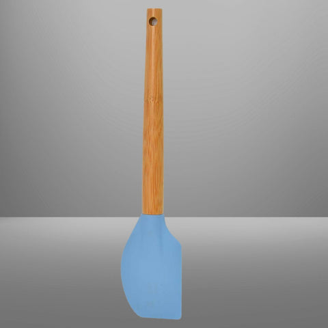 Bamboo Wood Silicone Spatula Tessie And Jessie