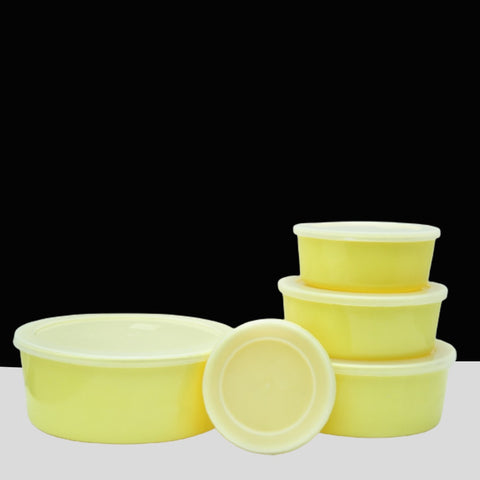 5Pcs Matte Melamine Sealed Bowls
