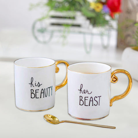 His Beauty And Her Beast Paired Mugs