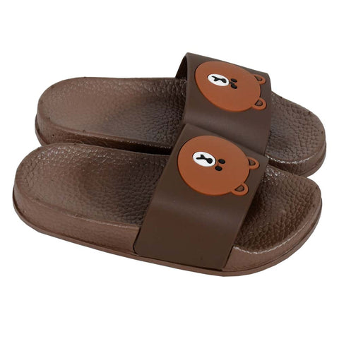 Big Animal Face Kids Slippers