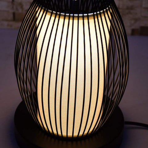 Modern Black Net Table Lamp