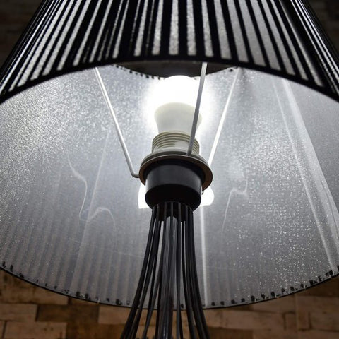 Modern Black Net Table Lamp
