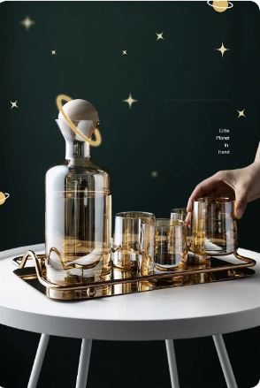 7Pcs Bronze Water Set