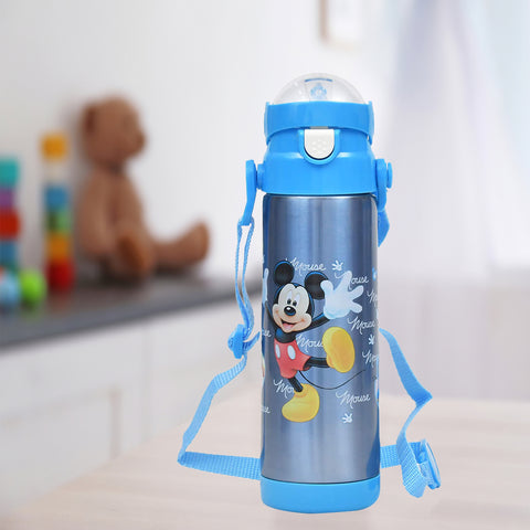 Water Bottle Blue- Cartoon Character Stainless Steel