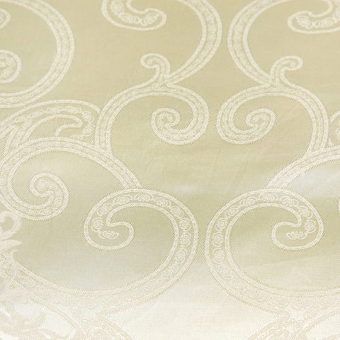 4 Pcs Satin jacquard Tom Glamour Home Bedspread -Cream