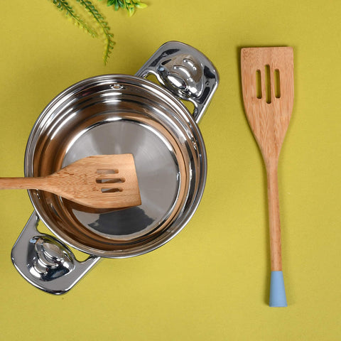 Bamboo Wood Slotted Turner Spoon