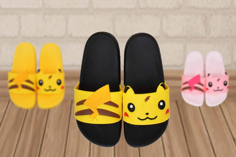 Pikachu Character Kids Slippers