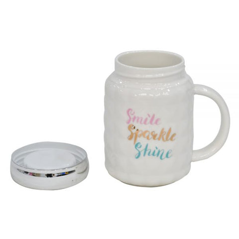 White Stainless Steel Mug