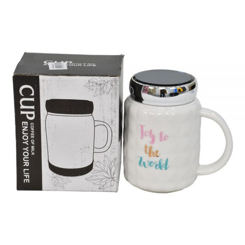 White Stainless Steel Mug