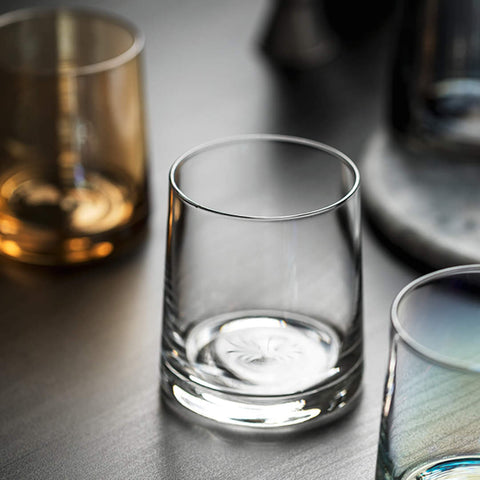 6Pcs Ions Plated Gold Rim Cocktail Glass Set