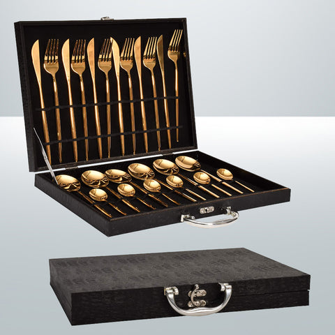 Luxury Gold Cutlery Set