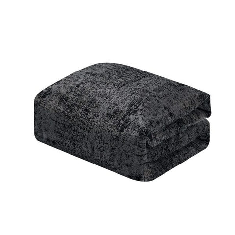 Swanky Black High Quality Bedspread Set