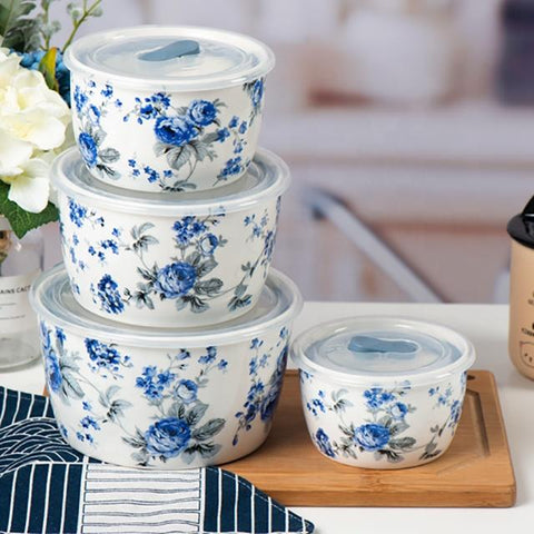 4Pcs Prime Ceramic Sealed Bowls