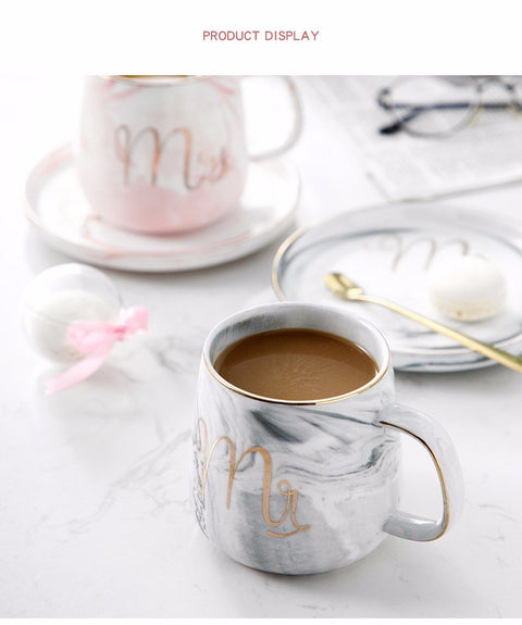 Mr And Mrs Ceramic Cup