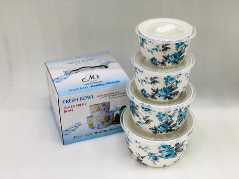 4Pcs Zinc Ceramic Sealed Bowls