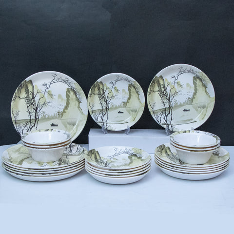 36pcs Autumn Melamine Dinner Set