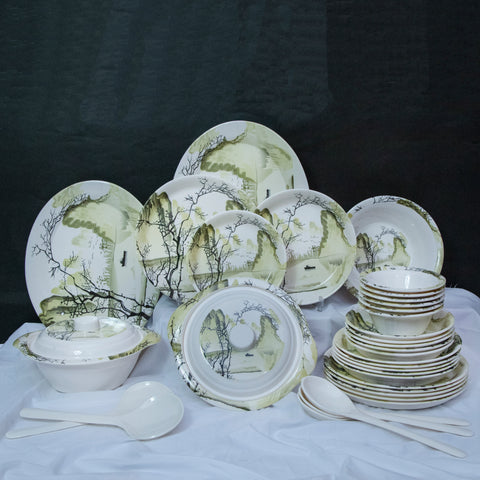 36pcs Autumn Melamine Dinner Set