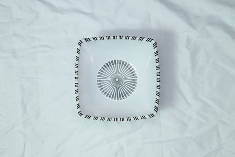 24Pcs Zebra-design Melamine Dinner Set