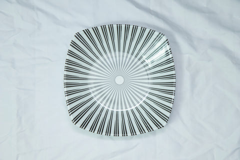 24Pcs Zebra-design Melamine Dinner Set