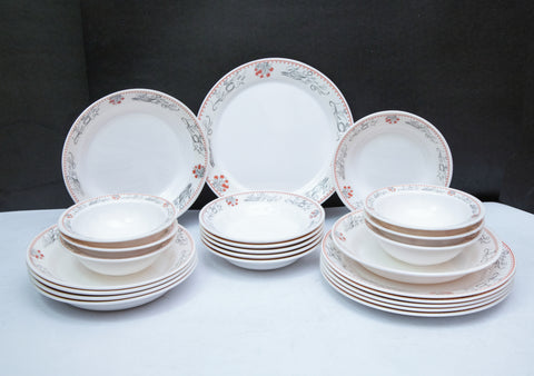 Floral Melamine Dinner Set