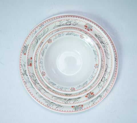Floral Melamine Dinner Set