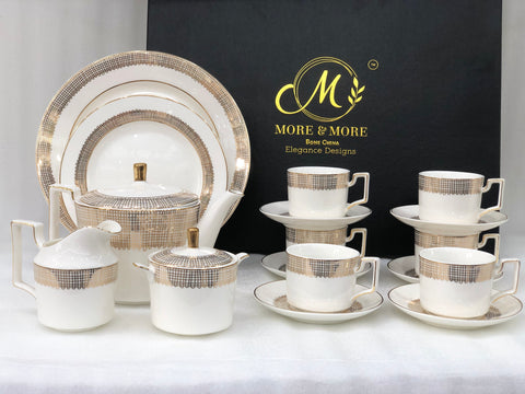 24Pcs Ceramic Royal Artistic Tea Set