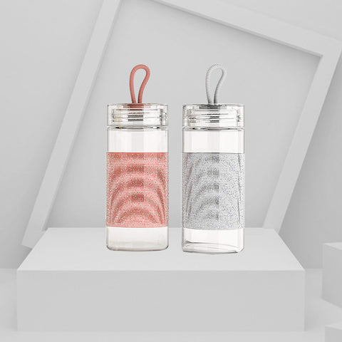 Water Bottle- Classy Glitter Base