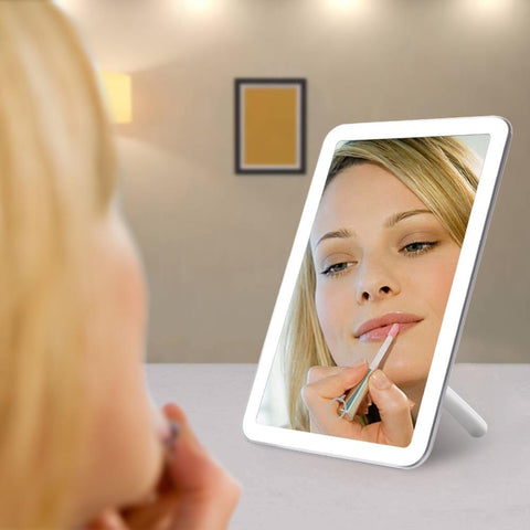 Rectangular LED Makeup Mirror