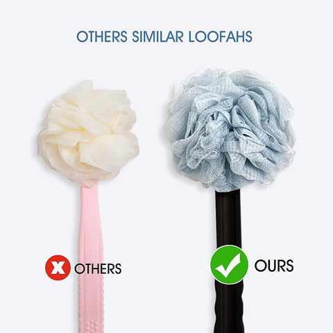Scrubbing Artifact Back Massage Brush With Loofa