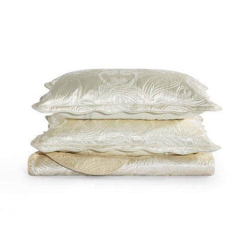 Cream Luxury Bedspread Set