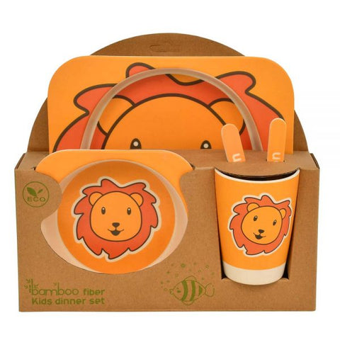 5Pcs Melamine Square Dinnerware Set