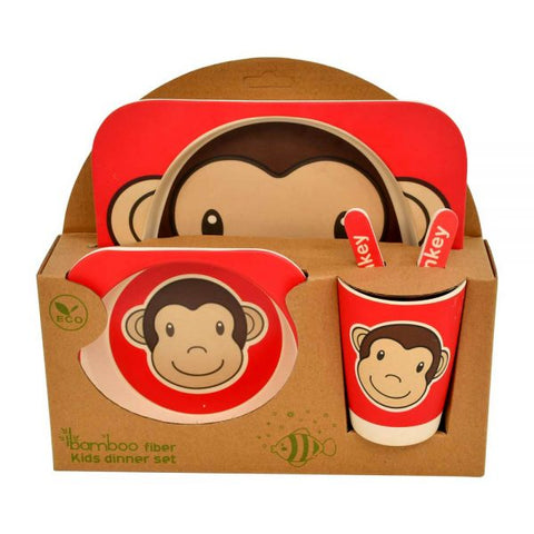 5Pcs Melamine Square Dinnerware Set