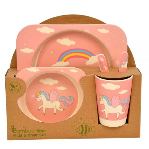 5Pcs Melamine Square Dinnerware Set