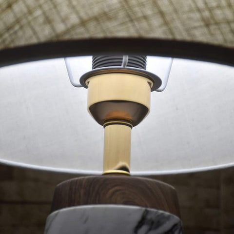 Base Wooden Table Lamp