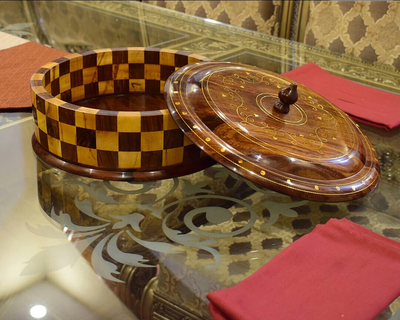 Wooden Hot Pot Round