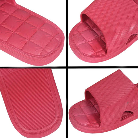 Female Plain Small Square Bottom Slippers