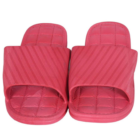 Female Plain Small Square Bottom Slippers
