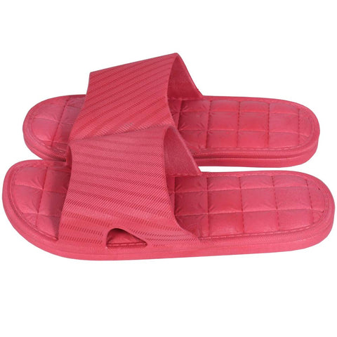 Female Plain Small Square Bottom Slippers
