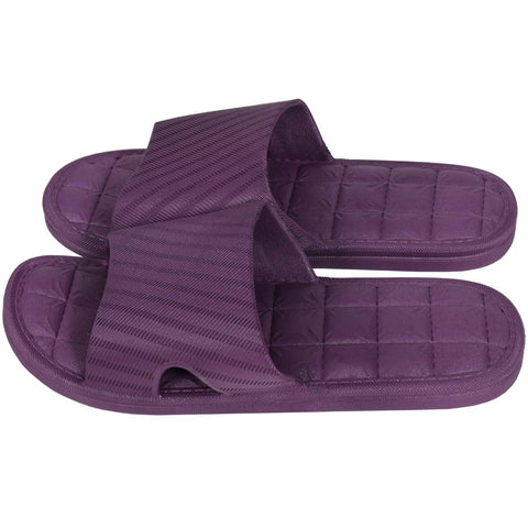 Female Plain Small Square Bottom Slippers