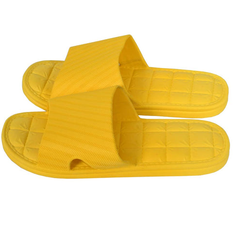Female Plain Small Square Bottom Slippers