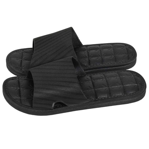 Male-Plain Small Square Bottom Slippers