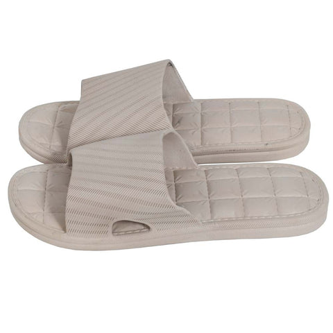 Male-Plain Small Square Bottom Slippers