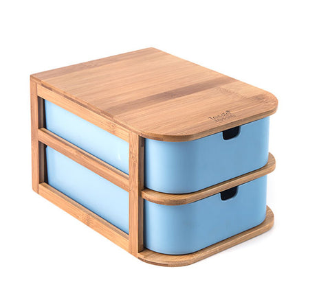 Bamboo Wood Storage Box Tessie And Jessie