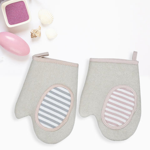 Exfoliating Sponge With Scrub Gloves