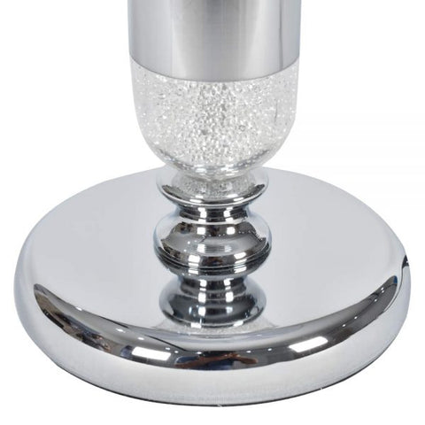 Silver Capsule Table Lamp