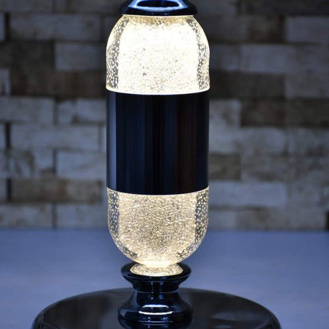 Silver Capsule Table Lamp