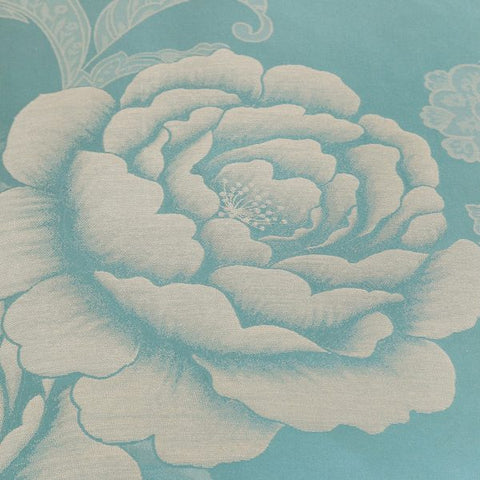 4 Pcs Satin jacquard Tom Glamour Home Bedspread -Teal