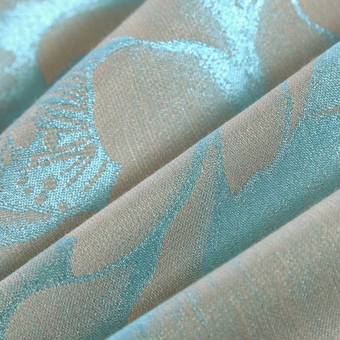 4 Pcs Satin jacquard Tom Glamour Home Bedspread -Teal