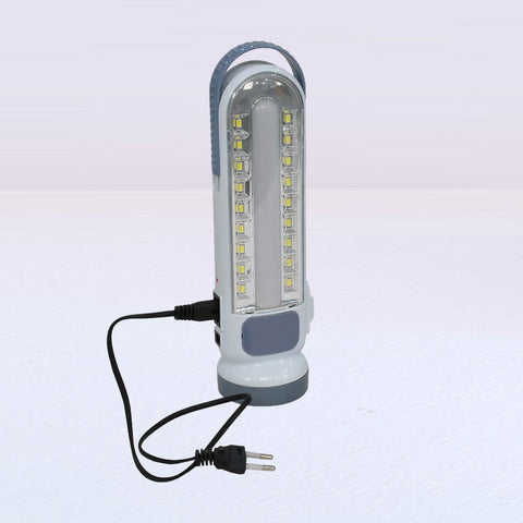 Grey Solar Recharging LED Flashlight